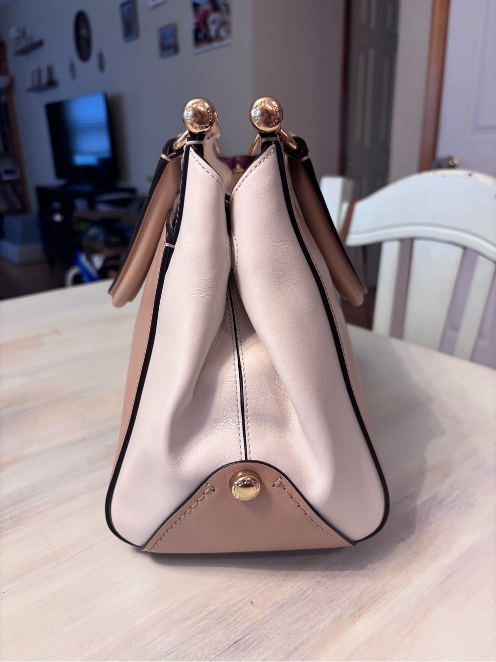 NWT Coach Colorblock Grace Bag 66993 Gold Beechwood Multi Leather Crossbody Bag - Picture 3 of 11